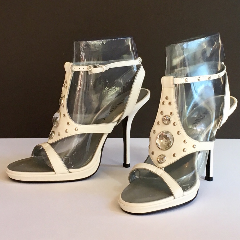 COLIN STUART - sandal heels - with Jewels